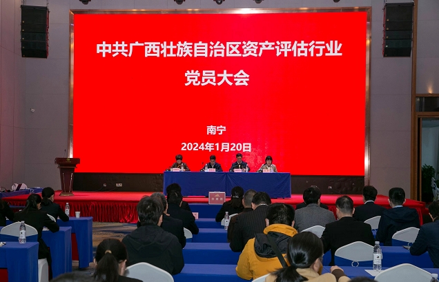 中共广西壮族自治区资产评估行业委员会顺利组建